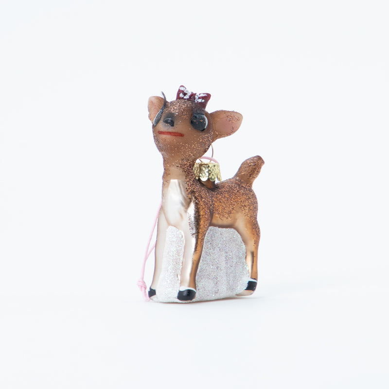 Christmas Ornament Ribbon Bambi