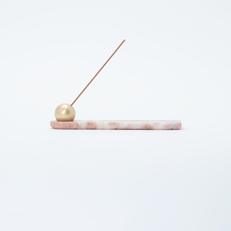 GF&CO. Marble Incense Tray-2 Pink Marble