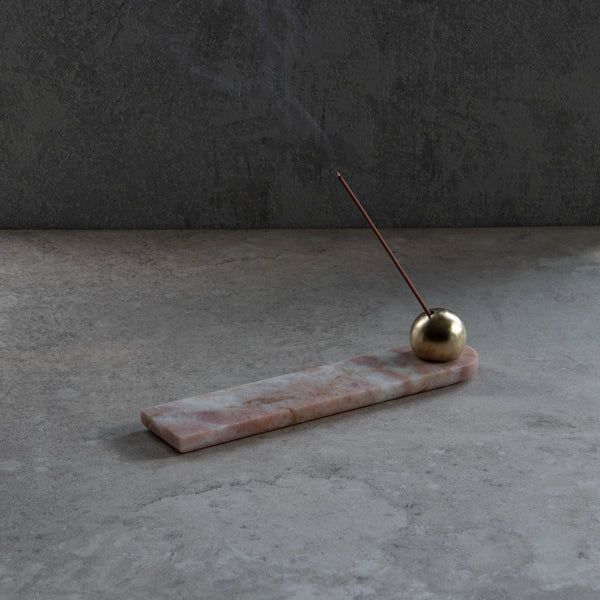 GF&CO. Marble Incense Tray-2 Pink Marble