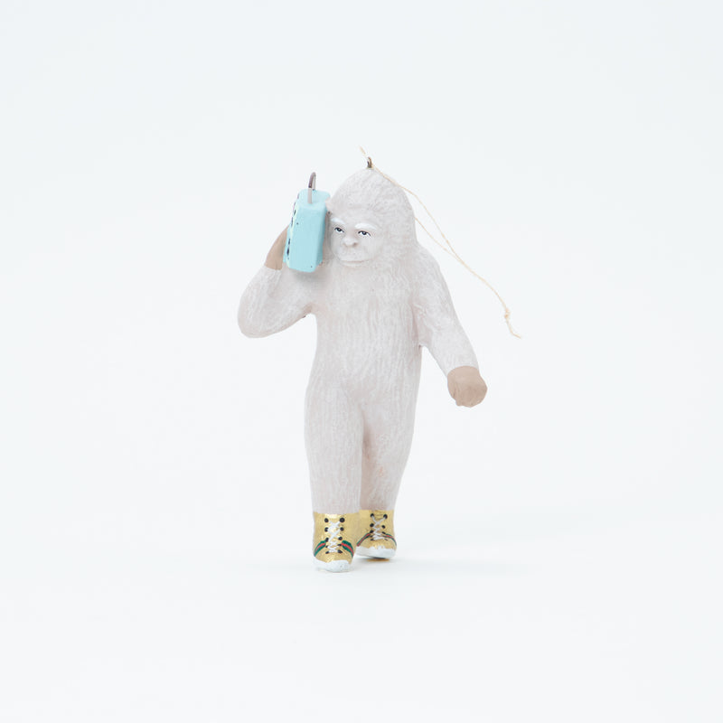 Christmas Ornament Hipster Bigfoot A
