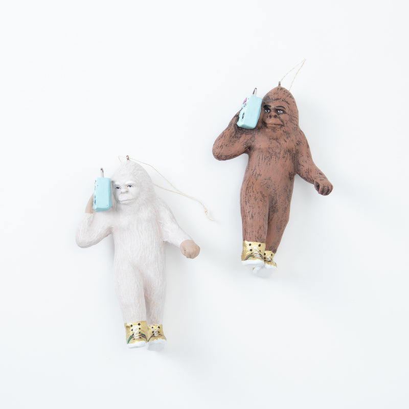 Christmas Ornament Hipster Bigfoot A