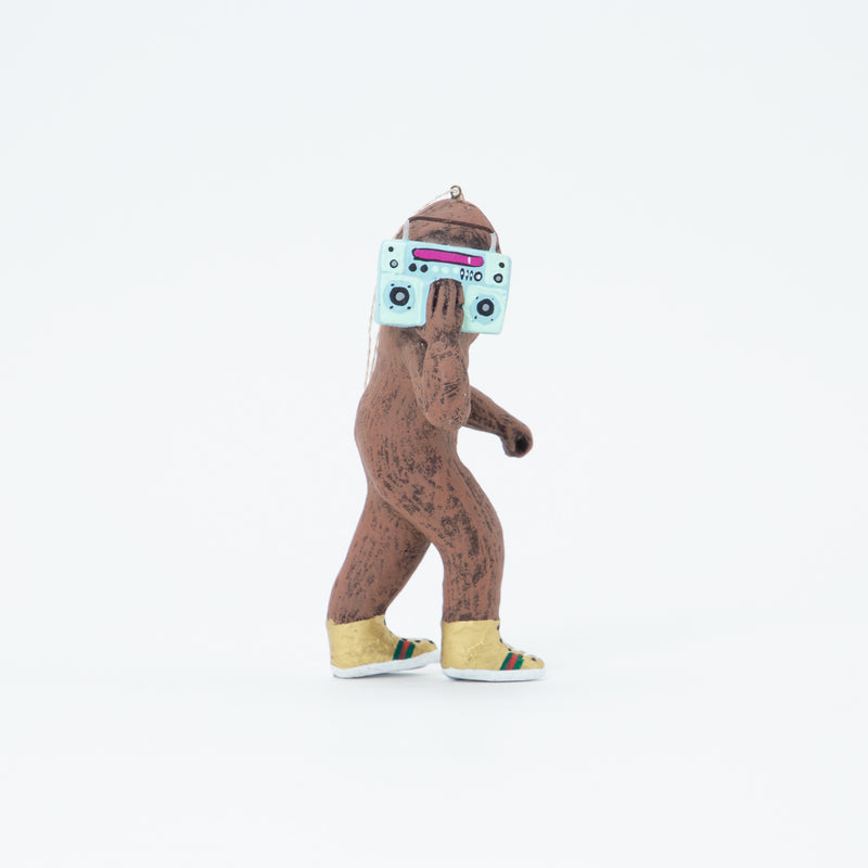 Christmas Ornament Hipster Bigfoot B