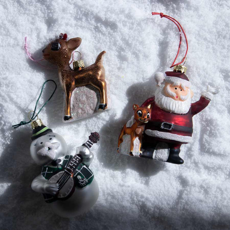 Christmas Ornament Guitar Snowman