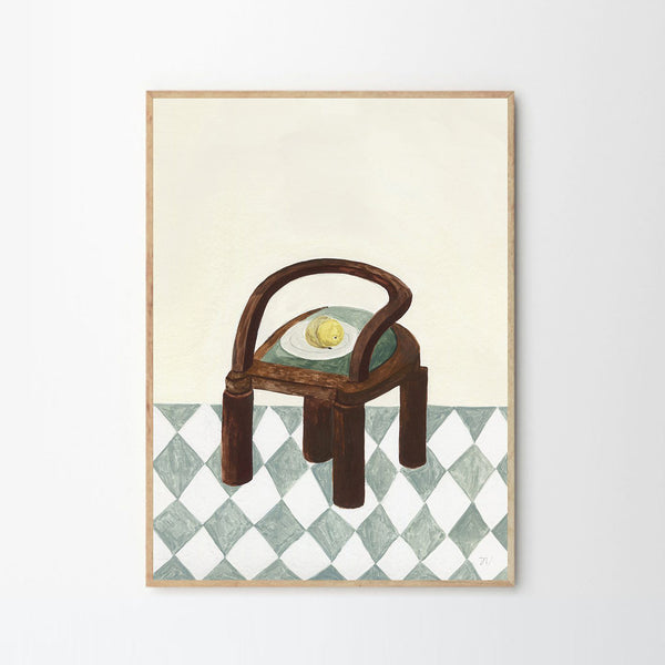 Chair with Fruit by Isabelle Vandeplassche