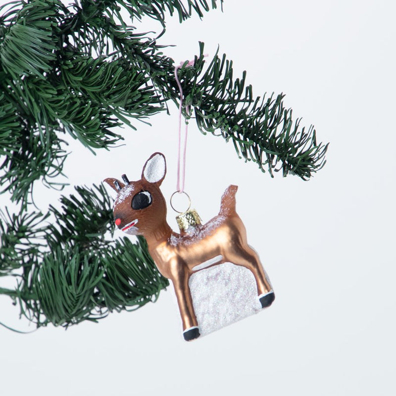 Christmas Ornament Snow Bambi