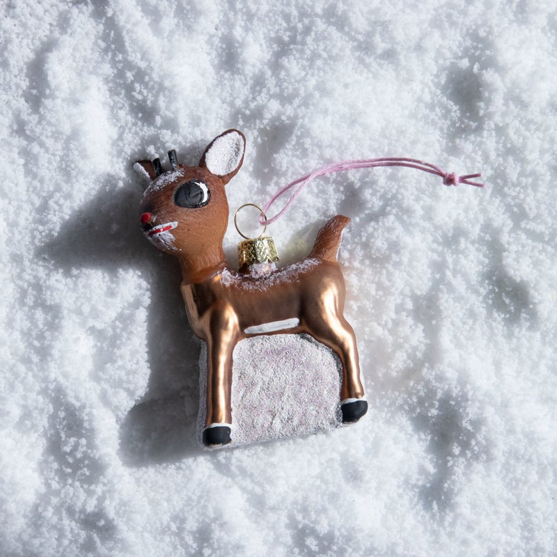 Christmas Ornament Snow Bambi