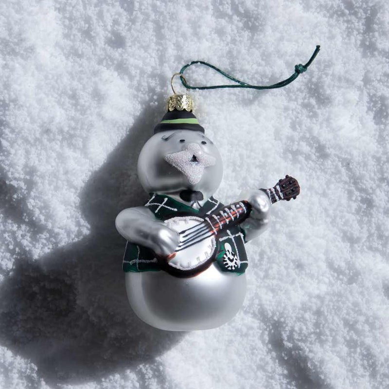 Christmas Ornament Guitar Snowman