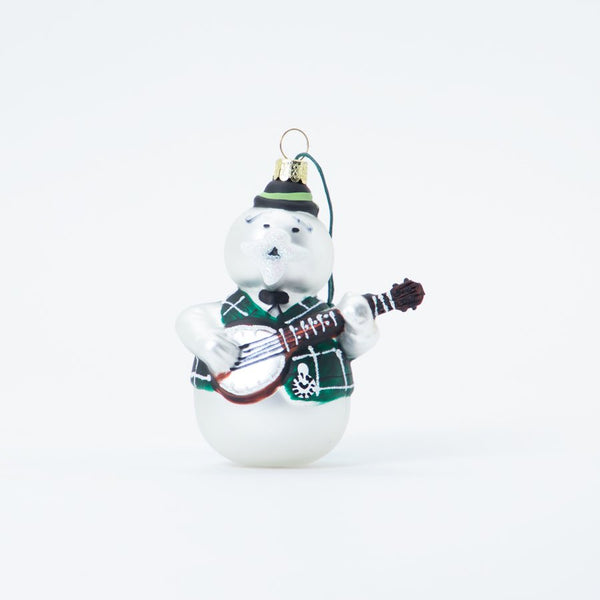 Christmas Ornament Guitar Snowman
