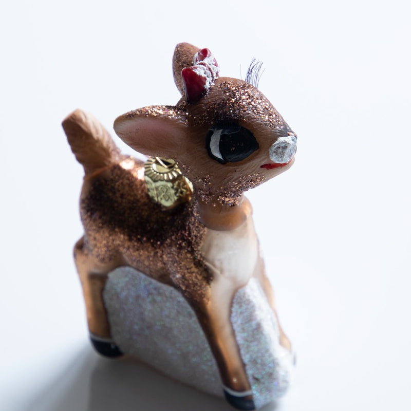 Christmas Ornament Ribbon Bambi