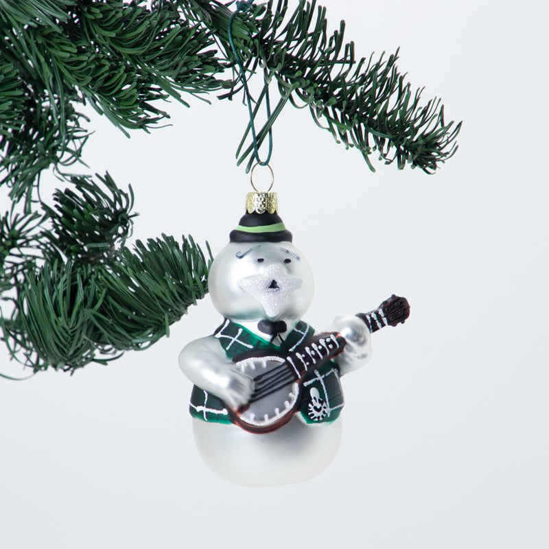 Christmas Ornament Guitar Snowman